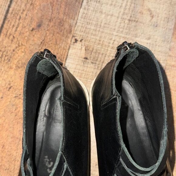 Tibi Cosima Black Leather Sandals 38.5 US 8.5 - Picture 8 of 13